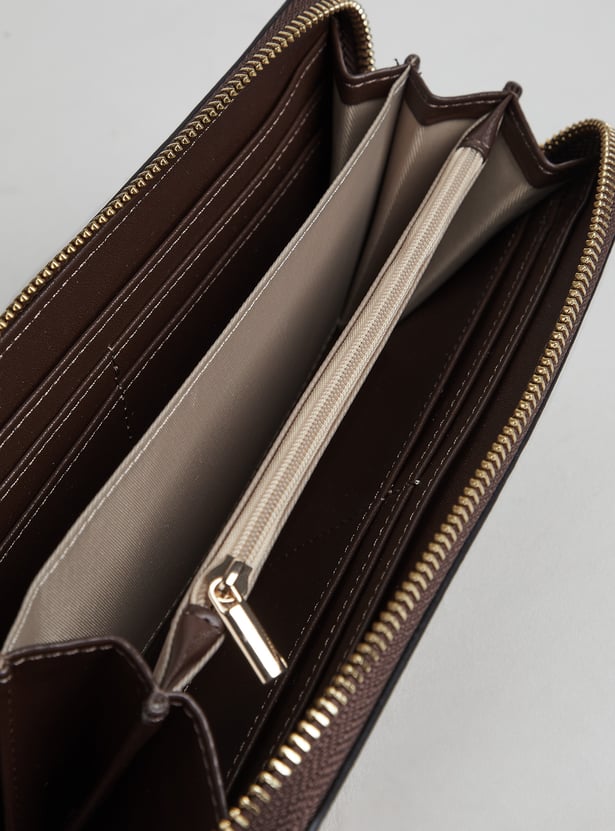 GINGER Patterned Zip-Around Wallet
