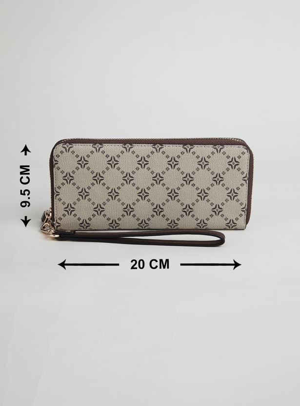 GINGER Patterned Zip-Around Wallet