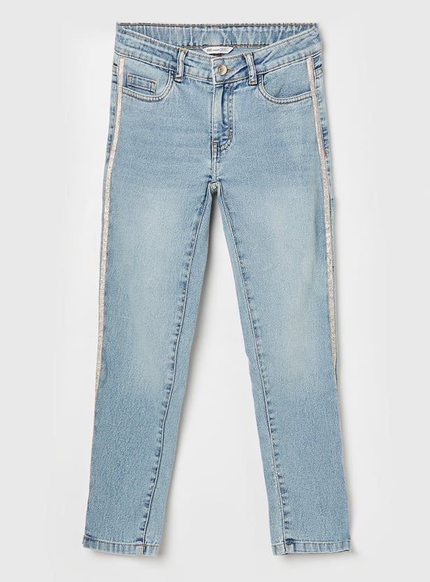 FAME FOREVER Girls Solid Jeans
