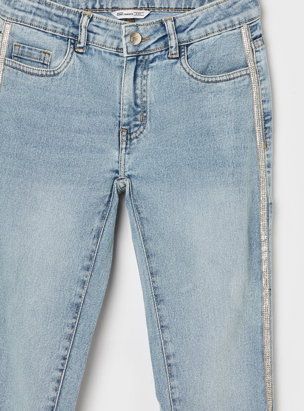 FAME FOREVER Girls Solid Jeans