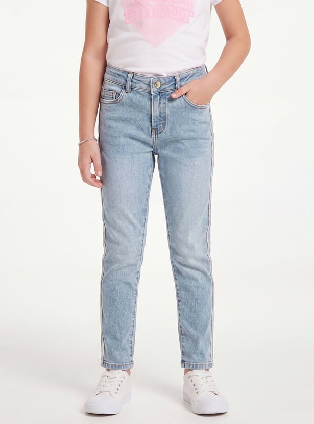 FAME FOREVER Girls Solid Jeans