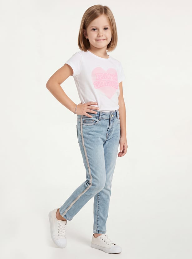FAME FOREVER Girls Solid Jeans