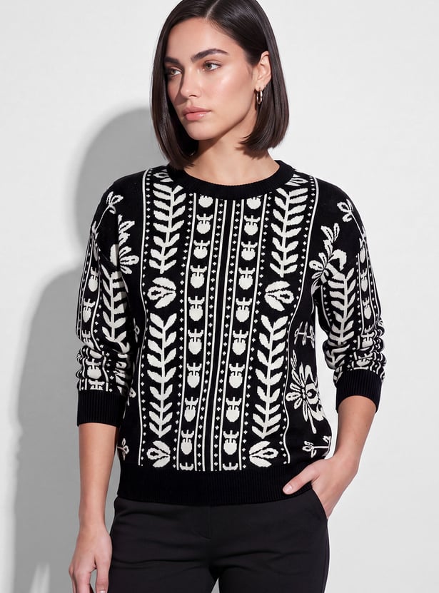 FAME FOREVER Knitted Sweater