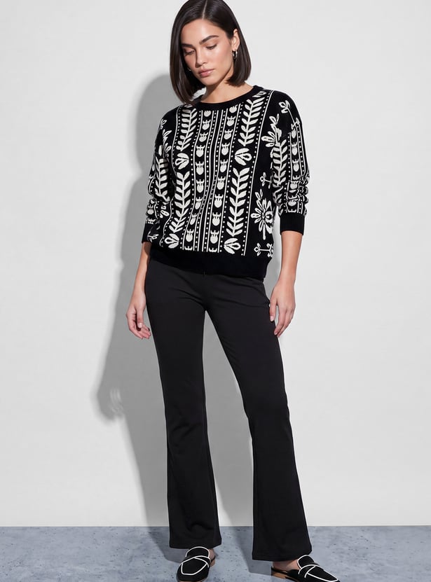FAME FOREVER Knitted Sweater