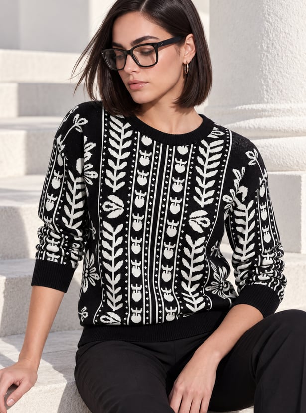 FAME FOREVER Knitted Sweater