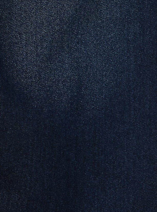 FAME FOREVER Boys Medium Wash Mid-Rise Jeans