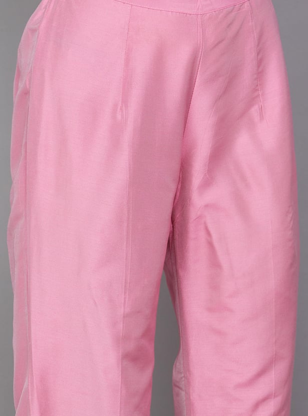 SPAN Solid Straight Pants