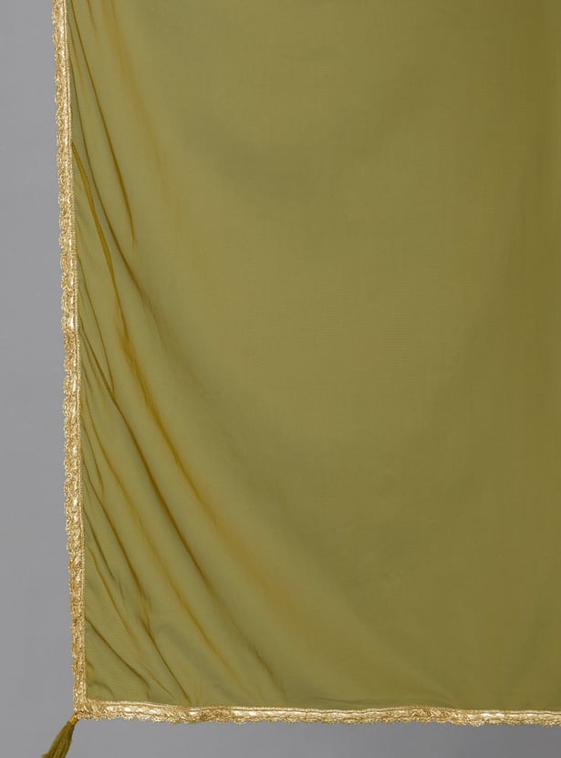 SPAN Solid Design Dupatta