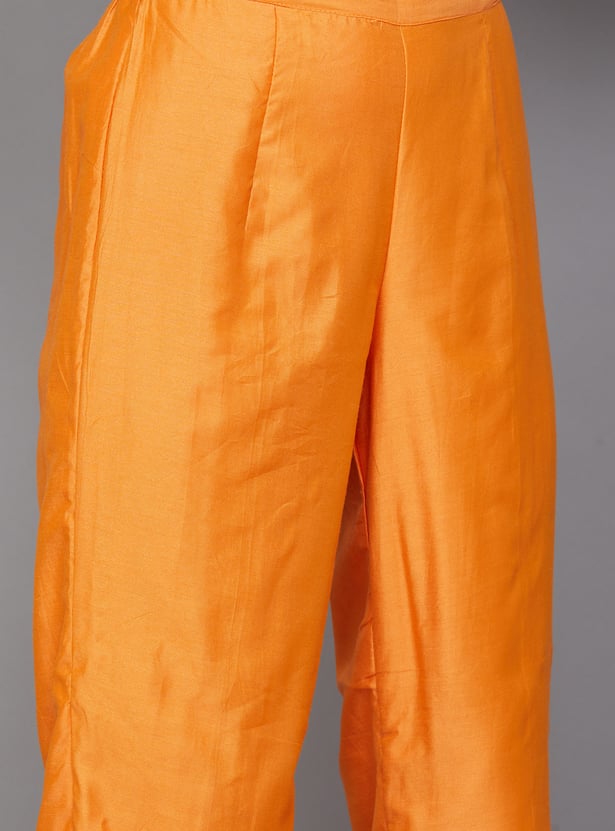 SPAN Solid Straight Pants