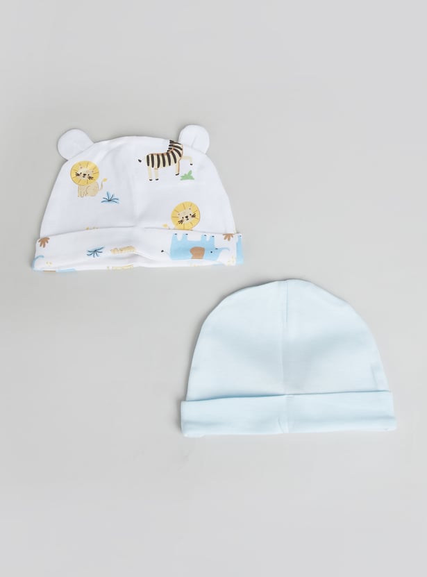 FAME FOREVER Boys Assorted Beanies - Pack of 2