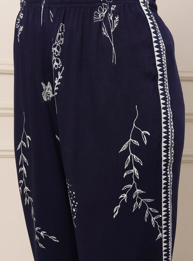 BIBA Floral Print Kurti Set