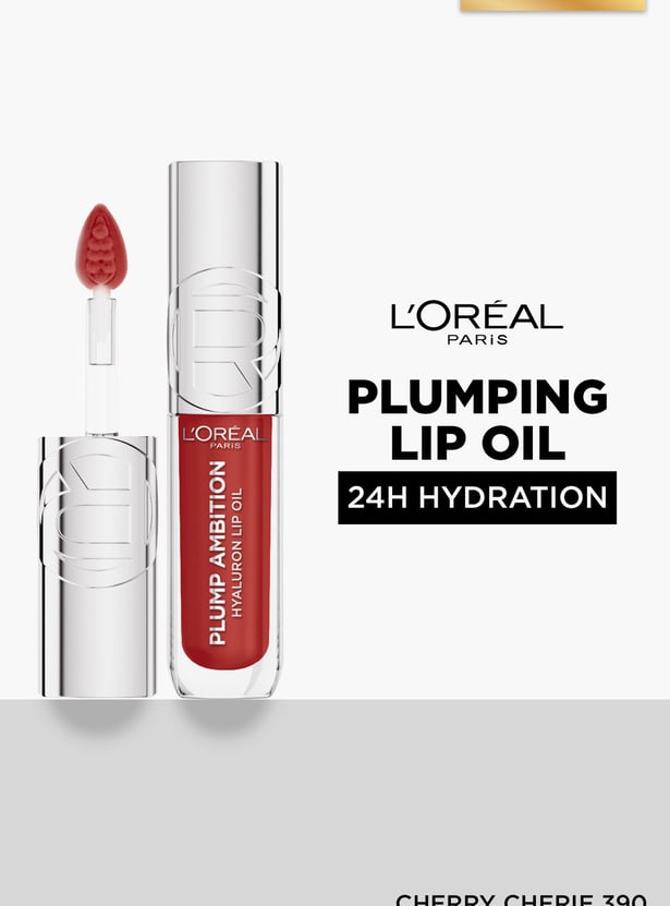 L'OREAL Plump Ambition Hyaluron Lip Oil - Cherry Cherie - 5ml