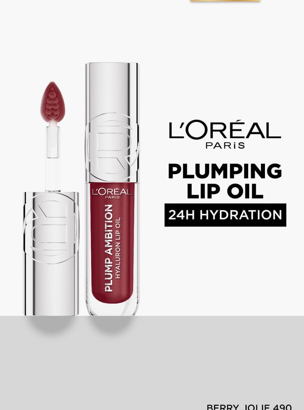 L'OREAL PLUMP AMBITION HYALURON LIP OIL - BERRY JOLIE - 5 ml