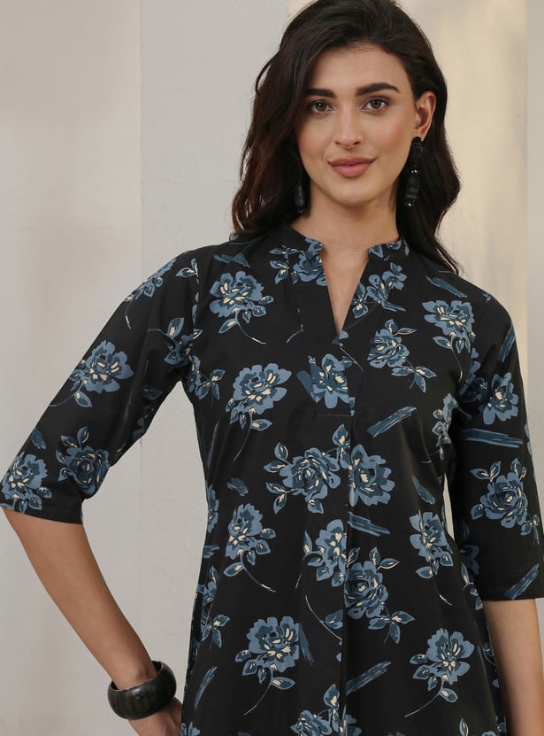 LIBAS Floral Printed Palazzo Set