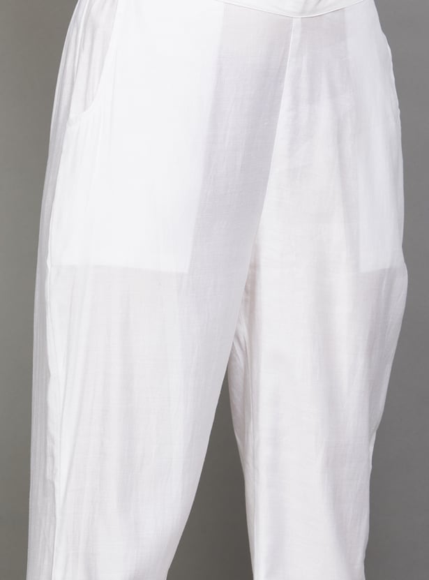 LIBAS Solid Straight Pants