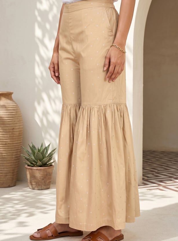 AURELIA Embroidered Sharara Pants
