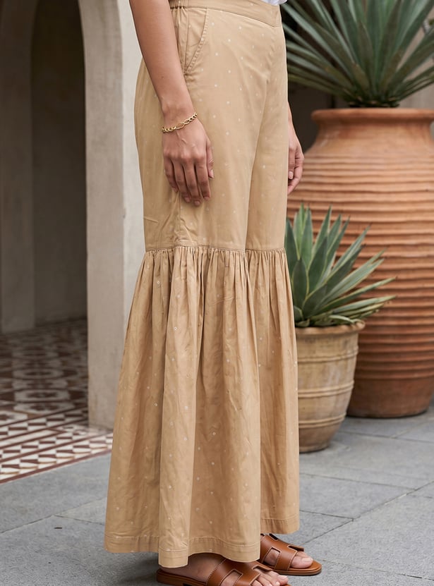 AURELIA Embroidered Sharara Pants