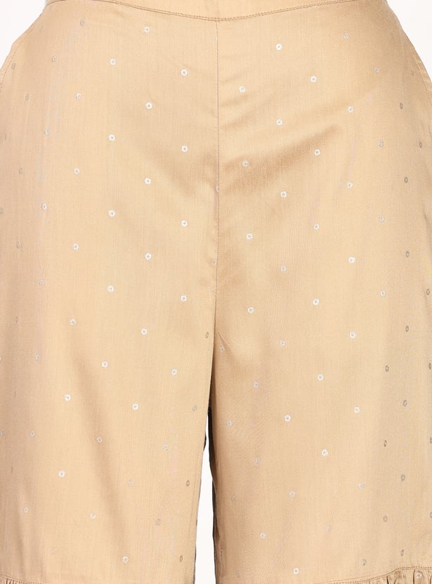 AURELIA Embroidered Sharara Pants