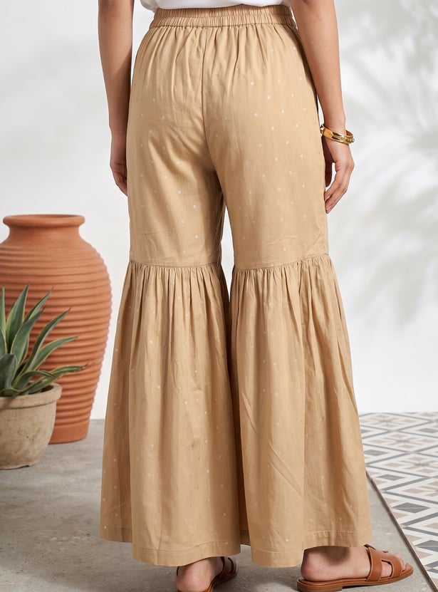 AURELIA Embroidered Sharara Pants