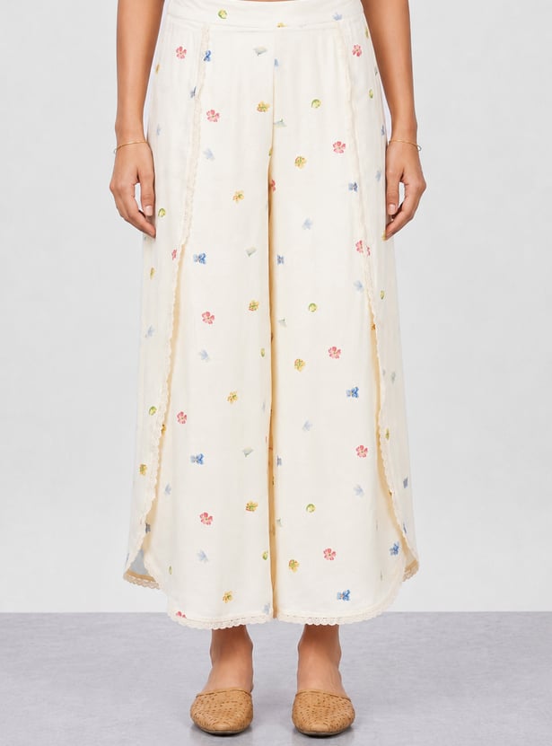 MELANGE Floral Print Kurta Set