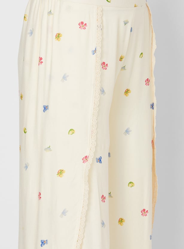 MELANGE Floral Print Kurta Set