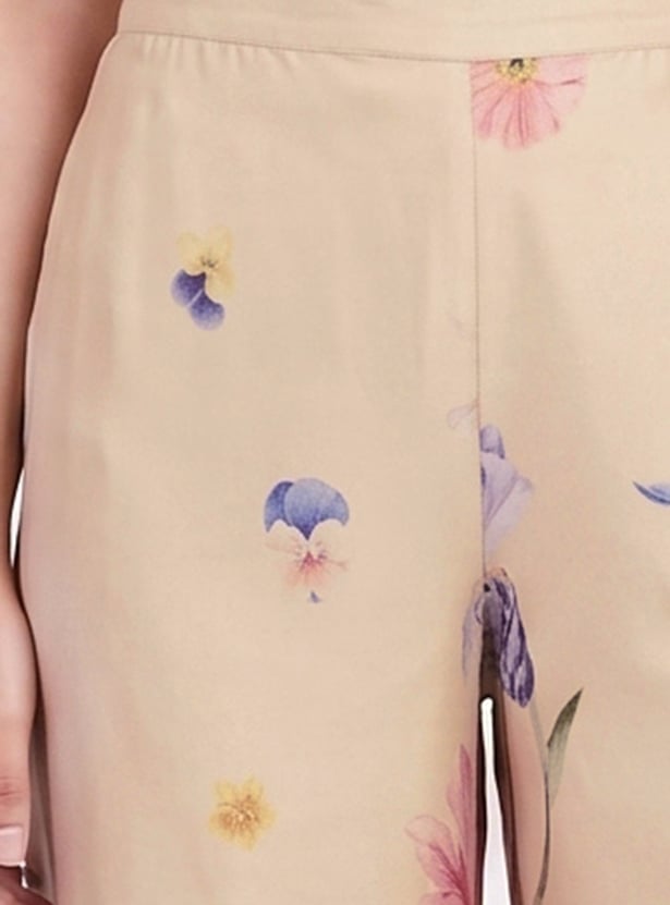 MELANGE Floral Print Kurta Set