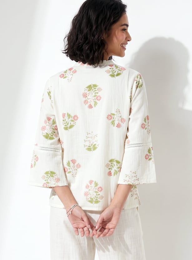 COLOUR ME Floral Print Top