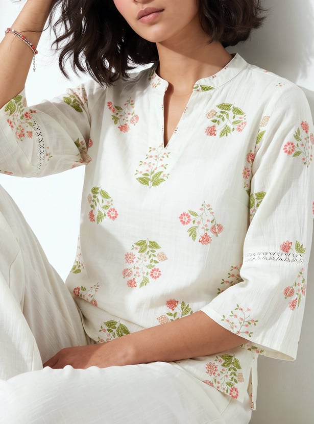 COLOUR ME Floral Print Top