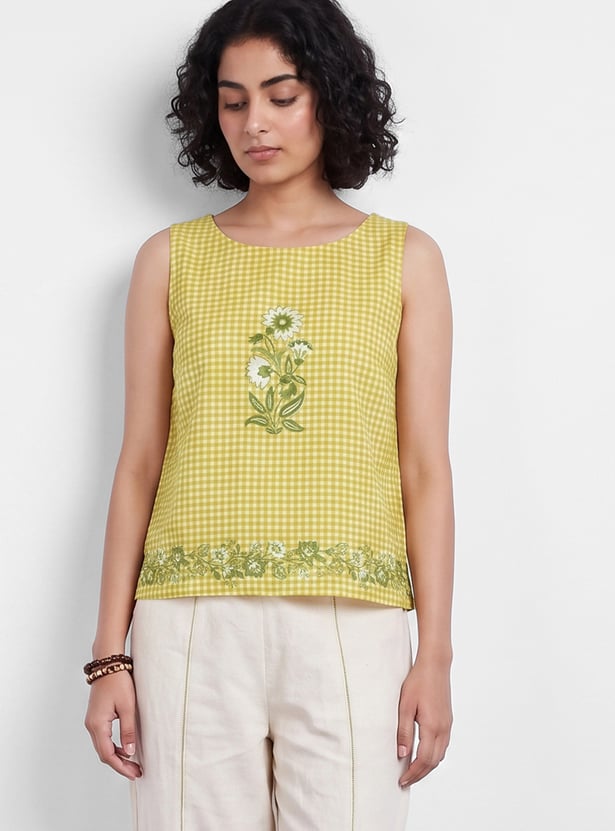 COLOUR ME Embroidered Top