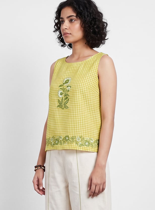 COLOUR ME Embroidered Top