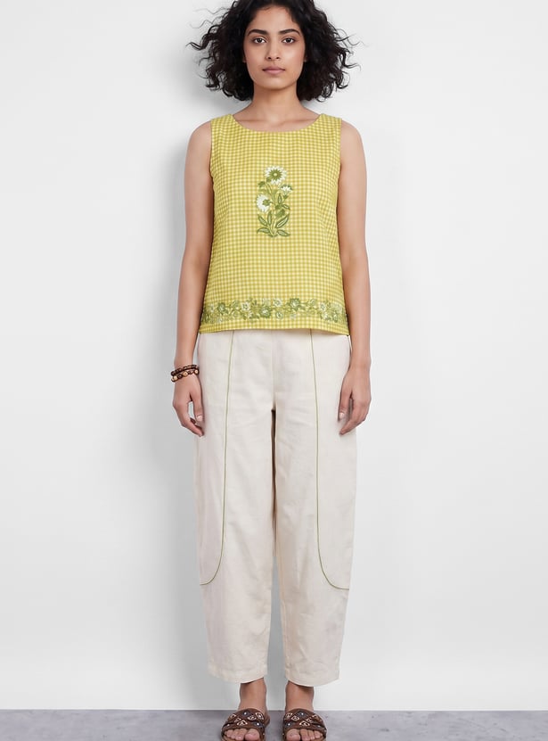 COLOUR ME Embroidered Top