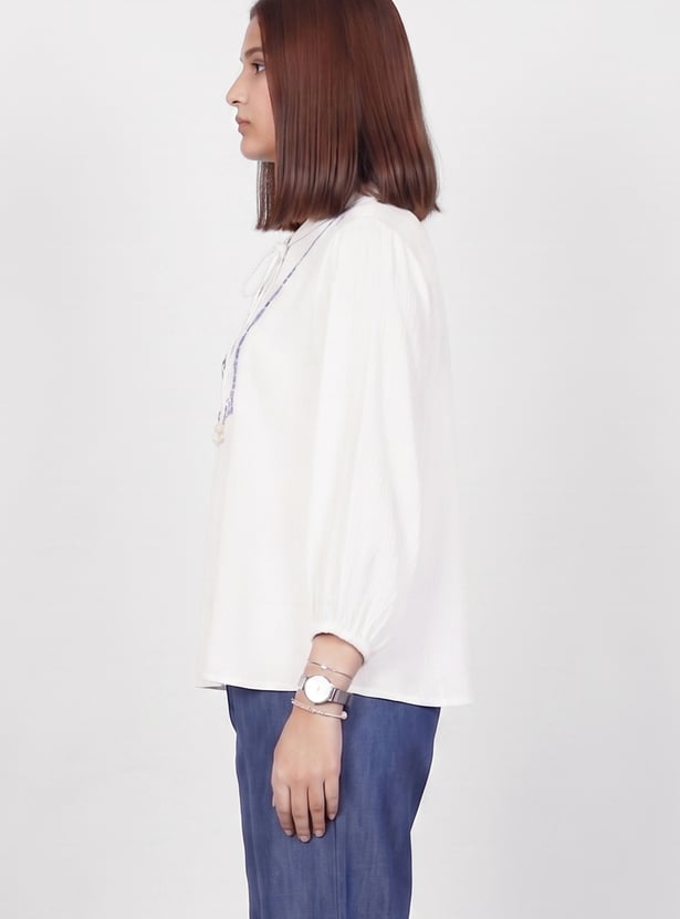 COLOUR ME Embroidered Top