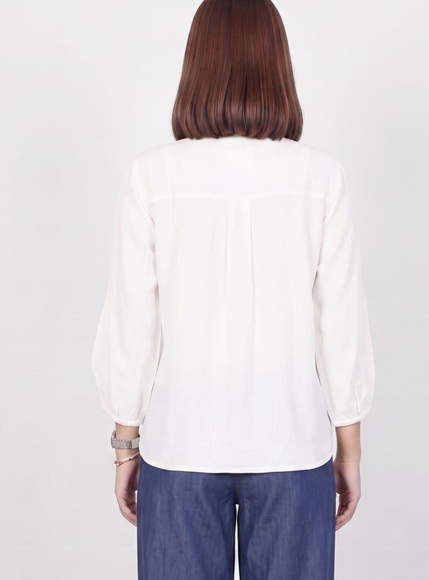 COLOUR ME Embroidered Top