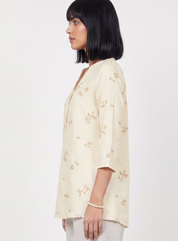 MELANGE Ethnic Motif Straight Kurti