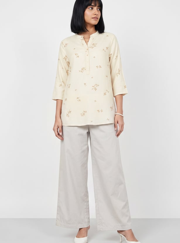 MELANGE Ethnic Motif Straight Kurti
