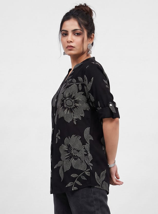 MELANGE Floral Print Kurti