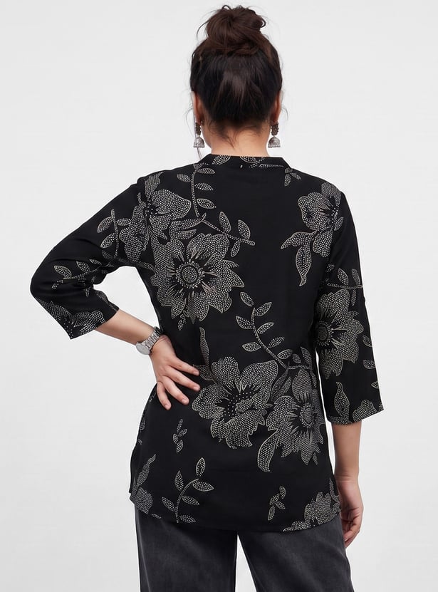 MELANGE Floral Print Kurti
