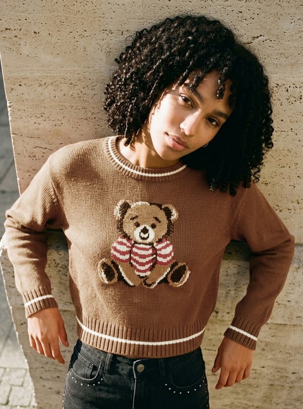 GINGER Knitted Pullover Sweater