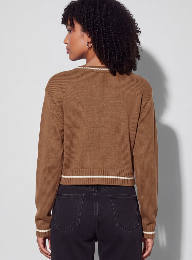 GINGER Knitted Pullover Sweater