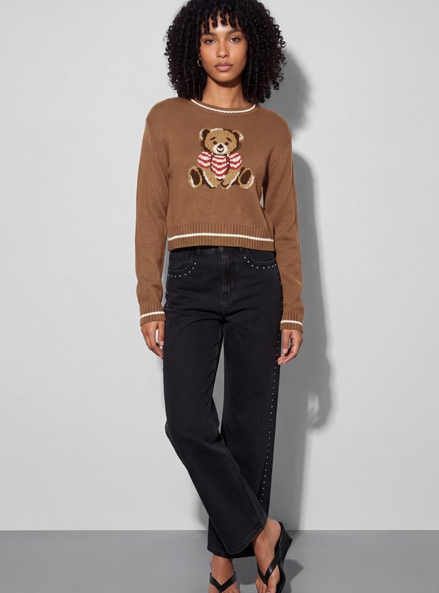 GINGER Knitted Pullover Sweater
