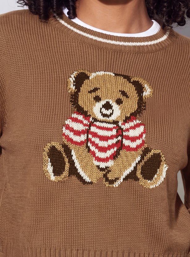 GINGER Knitted Pullover Sweater