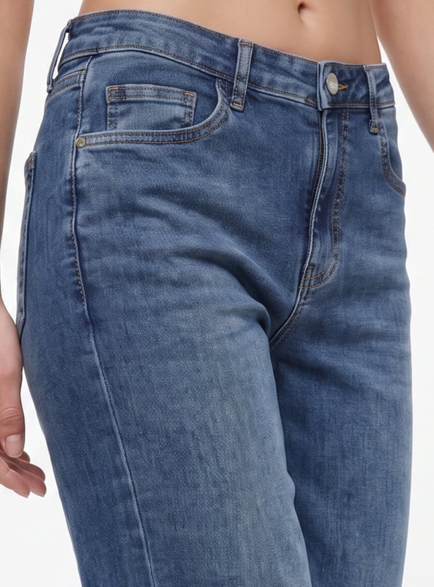 KRAUS Solid Straight Fit Jeans
