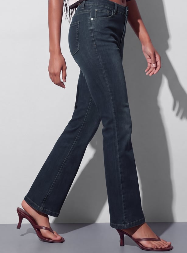 GINGER High-Rise Flared Jeans