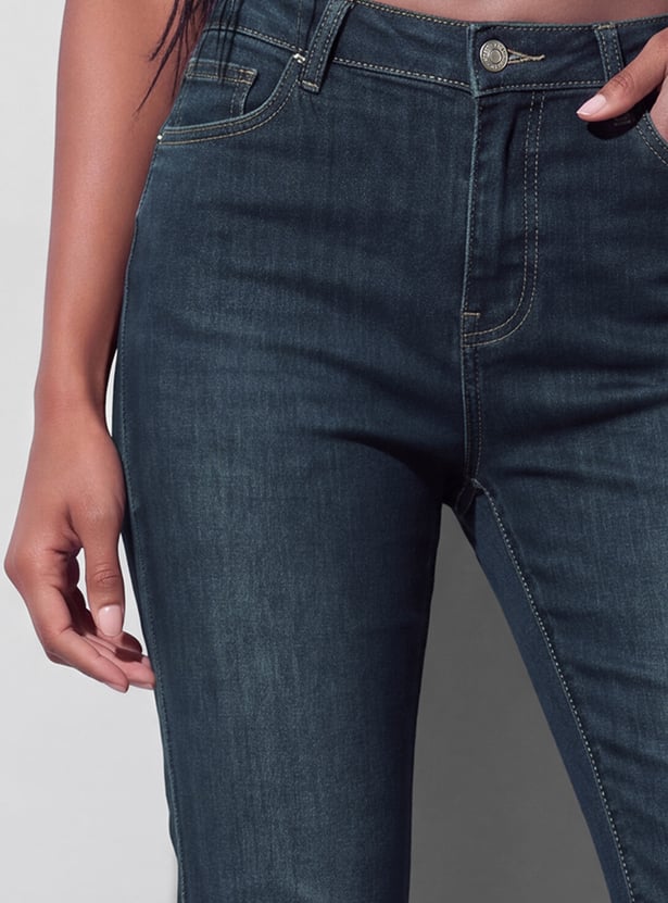 GINGER High-Rise Flared Jeans