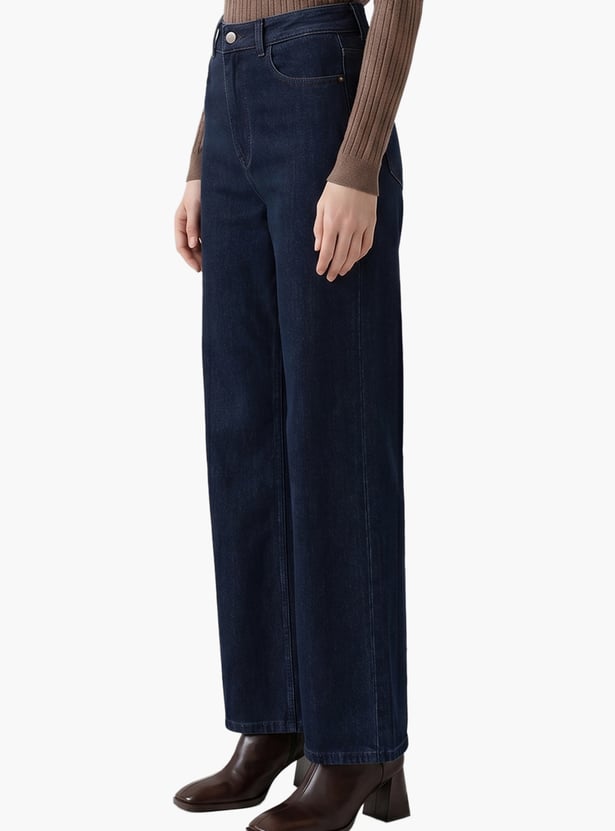VERO MODA Solid Flared Jeans