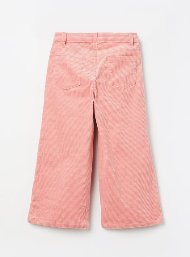 FAME FOREVER Girls Wide-Leg Courduroy Jeans