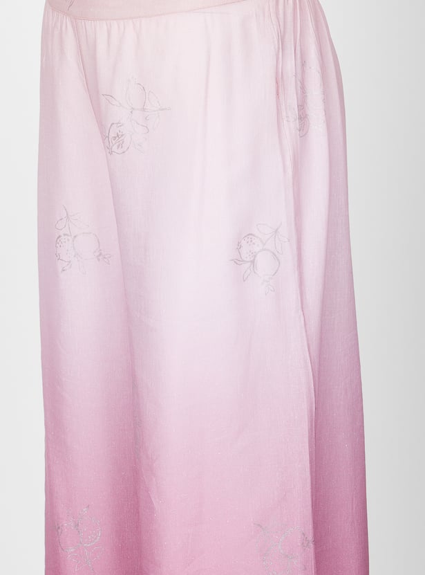 MELANGE Embroidered Straight Kurta Set