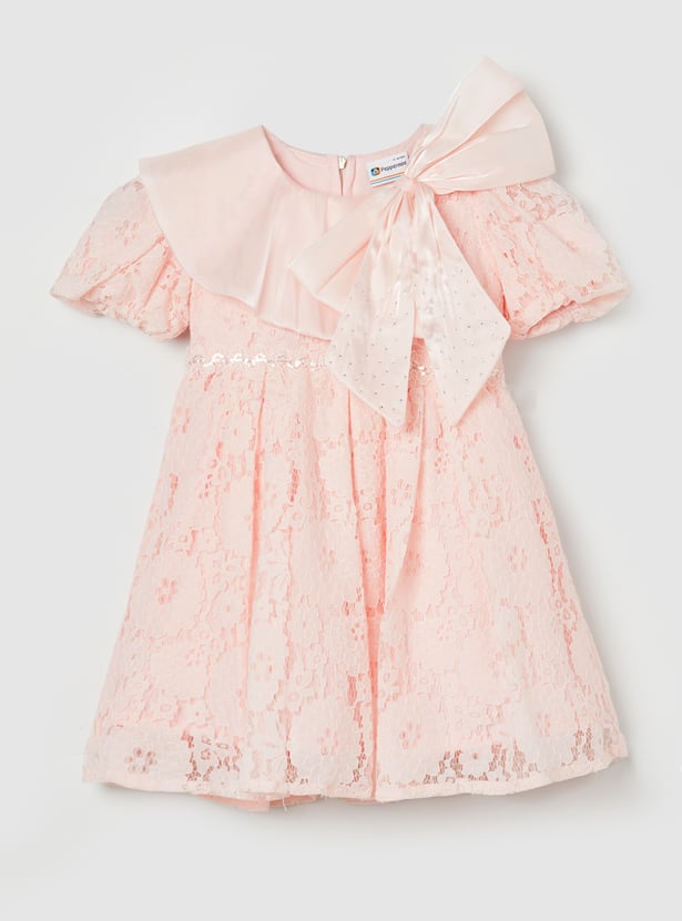 PEPPERMINT Girls Lace Design Dress