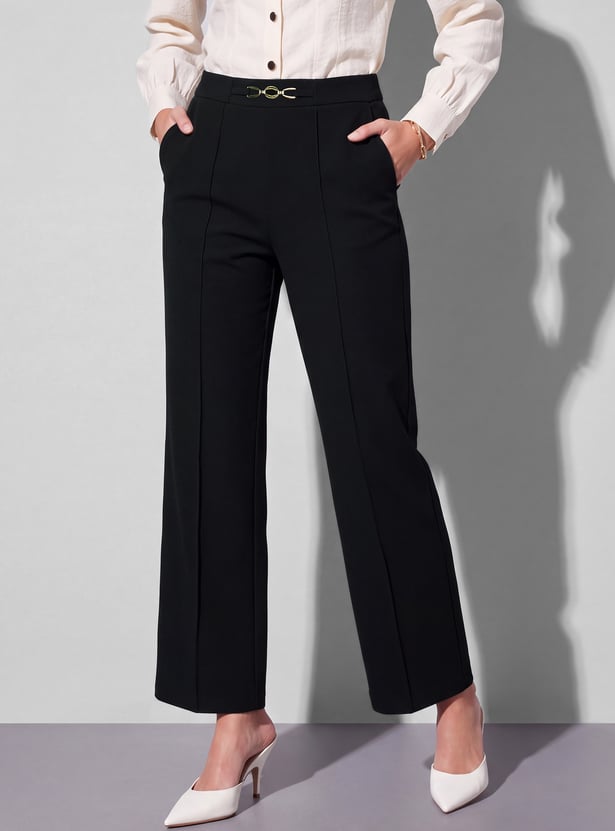 CODE CLASSIC Flat Front Trousers