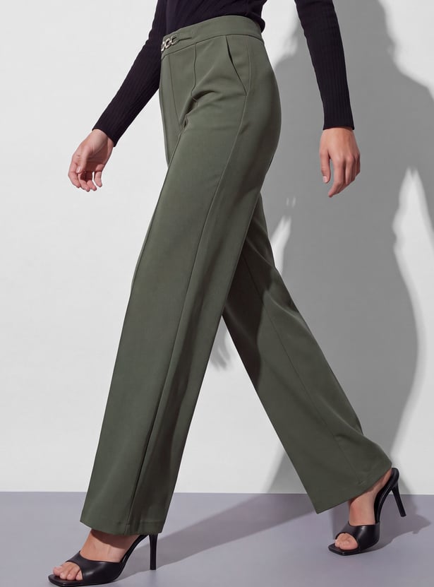 CODE CLASSIC Flat Front Trousers